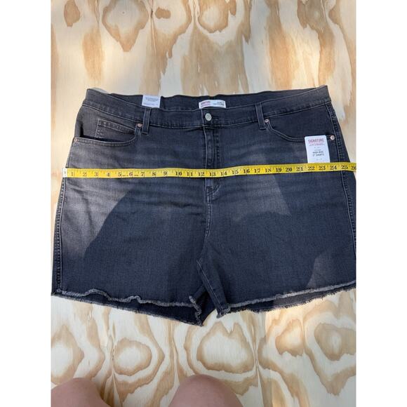 Levi’s Signature Women’s High Rise Denim Shorts Size 26 Black Gray NWT - Picture 13 of 13